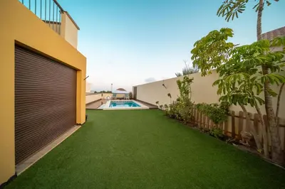 Jardín al aire libre en Alojamiento La esperanza en Aguadulce