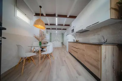 Una cocina o zona de cocina en Alojamiento La esperanza en Aguadulce