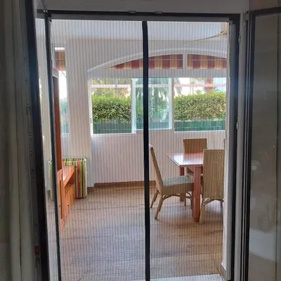 Un balcón o terraza de Bajo Bora Palm, Piscina Privada Climatizable, 150m playa