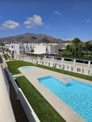 Piscina en o cerca de Ático Mojacar Playa 1ª Linea - Piscina abierta todo el año, Wifi, Garaje, Golf cerca