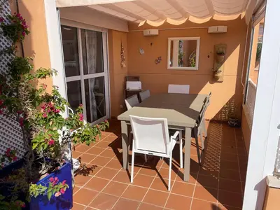 Un balcón o terraza de Apartamento con vistas al mar