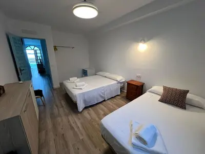 Cama o camas de una habitación en Casas de Valtravieso El Jardín
