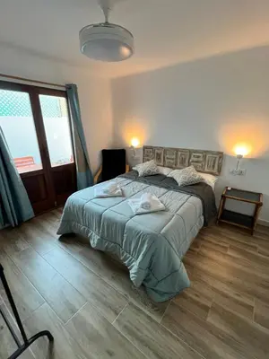 Cama o camas de una habitación en Casas de Valtravieso El Jardín