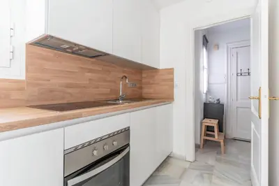 Una cocina o zona de cocina en Ático del Genovés - San José