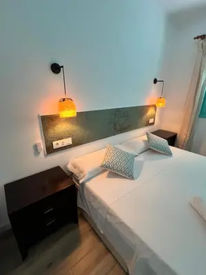 Cama o camas de una habitación en Casas de Valtravieso Mar a la Vista