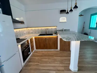 Una cocina o zona de cocina en Casas de Valtravieso Mar a la Vista