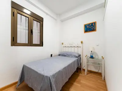 Cama o camas de una habitación en Faro's Zapillo Apartment - Almeria