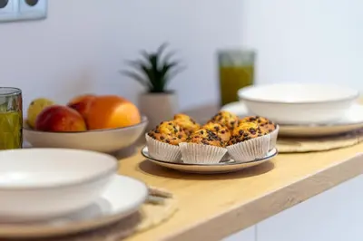 Comida en o cerca de este apartamento