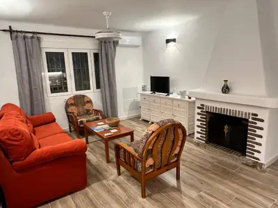 Zona de estar de Casas de Valtravieso El Aljibe