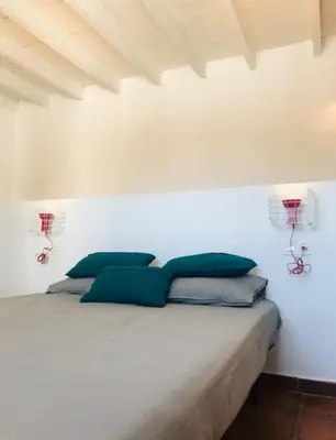 Cama o camas de una habitación en Casa Rural La Sal - Cabo de Gata -