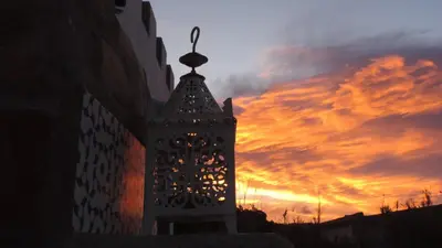 Amanecer o atardecer desde la casa o chalet o alrededores
