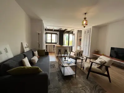 Zona de estar de RA688 Apartamento nudista a 30 metros del mar