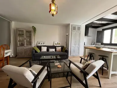 Zona de estar de RA688 Apartamento nudista a 30 metros del mar