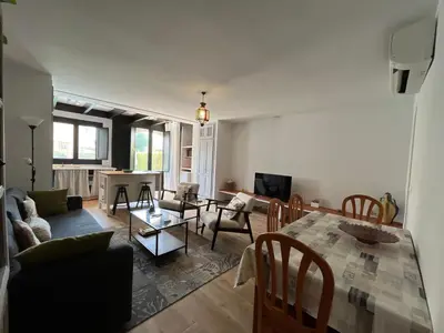 Zona de estar de RA688 Apartamento nudista a 30 metros del mar