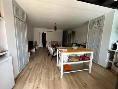 Una cocina o zona de cocina en RA688 Apartamento nudista a 30 metros del mar