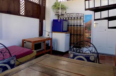 Cama o camas de una habitación en Los Abencerrajes-Almería