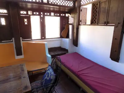 Cama o camas de una habitación en Los Abencerrajes-Almería