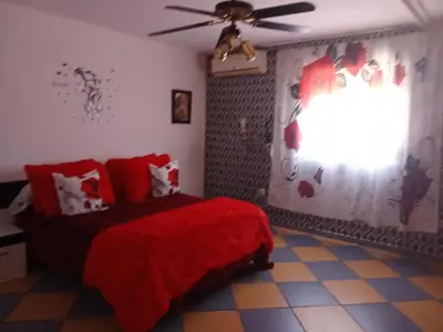 Cama o camas de una habitación en La casa de Pilar
