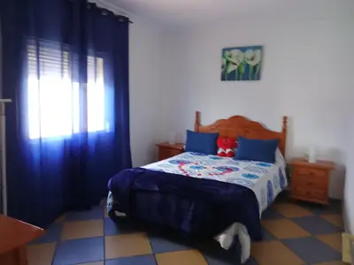 Cama o camas de una habitación en La casa de Pilar