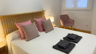 Cama o camas de una habitación en Mojacar 1ª linea playa vacaciones