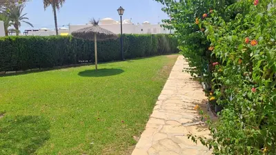 Jardín al aire libre en Mojacar apartamento amplio y tranquilo