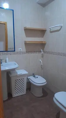 Un baño de Mojacar apartamento amplio y tranquilo