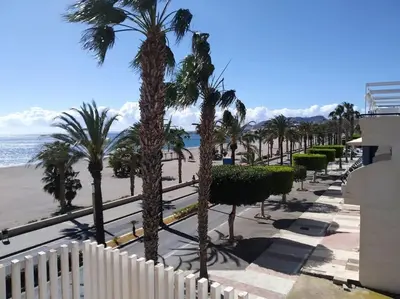 Plano de terraza al mar