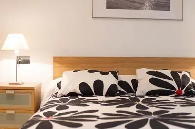 Cama o camas de una habitación en Casa Nautilus en San José
