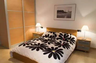 Cama o camas de una habitación en Casa Nautilus en San José