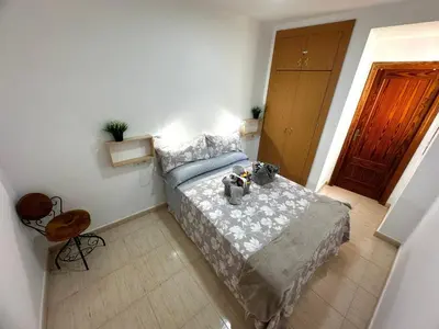 Cama o camas de una habitación en Santa Cecilia - 2 dormitorios y 2 baños en Garrucha