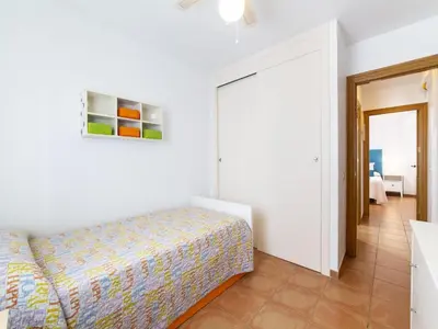 Cama o camas de una habitación en Apartment Pueblo Marino by Interhome