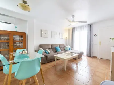 Zona de estar de Apartment Pueblo Marino by Interhome