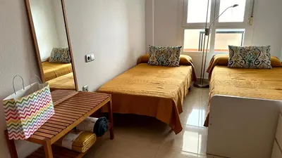 Plano de apartamento junto al mar