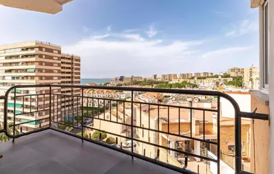 Un balcón o terraza de Beautiful Apartment In Aguadulce