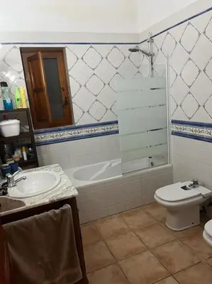 Un baño de Casa rural Camino de Morazara