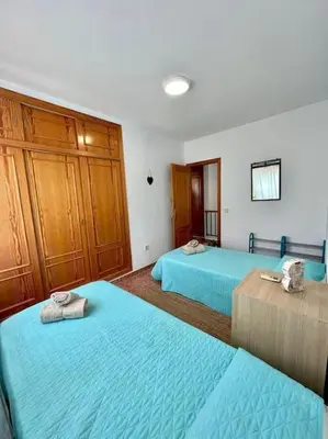 Cama o camas de una habitación en Casa las 3 lunas
