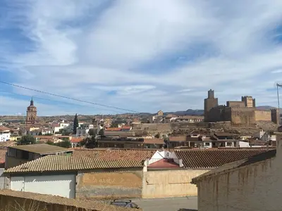 Vista general de Guadix o vista desde el apartamento