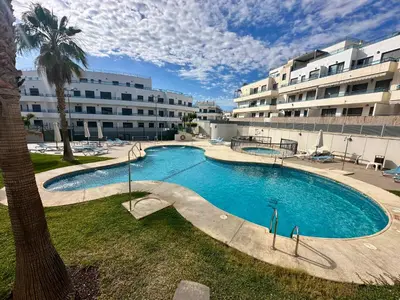 Piscina en o cerca de Terraza 250 m2 # BBQ # Playa 8min # Padel # WIFI # Apartamento
