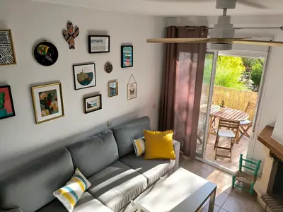 Zona de estar de Casa Lolica - San José