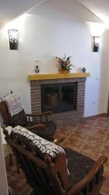 Zona de estar de Casa-Cueva Las Colleras