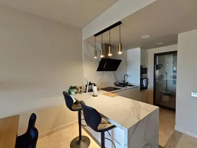 Una cocina o zona de cocina en luxury homes valle del este resort golf luxe one