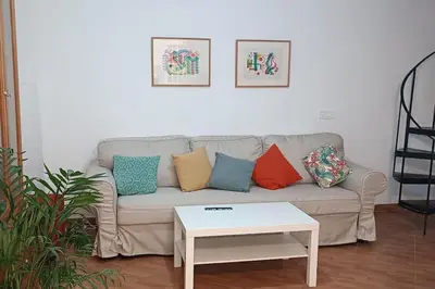 Zona de estar de Casa Caracola