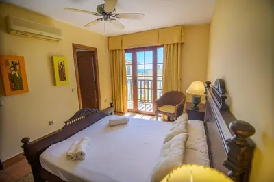 Cama o camas de una habitación en Mediterranea 10 tus momentos junto al mar Villaricos
