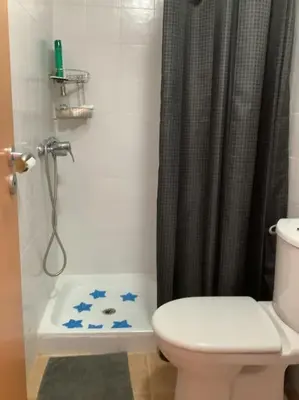 Un baño de Seaview-lägenhet med stor takterass