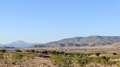 Paisaje cerca de este chalet de montaña