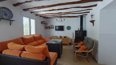 Una televisión o centro de entretenimiento en Casa Rural Abuela Dorotea