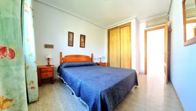Cama o camas de una habitación en Chalet 3 dormitorios en VERAMAR 5 con jardín
