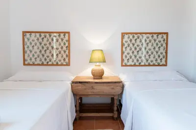 Cama o camas de una habitación en Casa El Tomillo