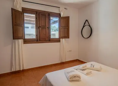 Cama o camas de una habitación en Casa El Tomillo
