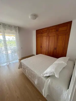 Cama o camas de una habitación en Apartamento los jazmines